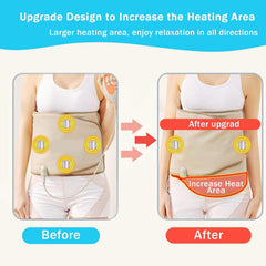 Adjustable PU belt with Velcro for a comfortable waist fit.