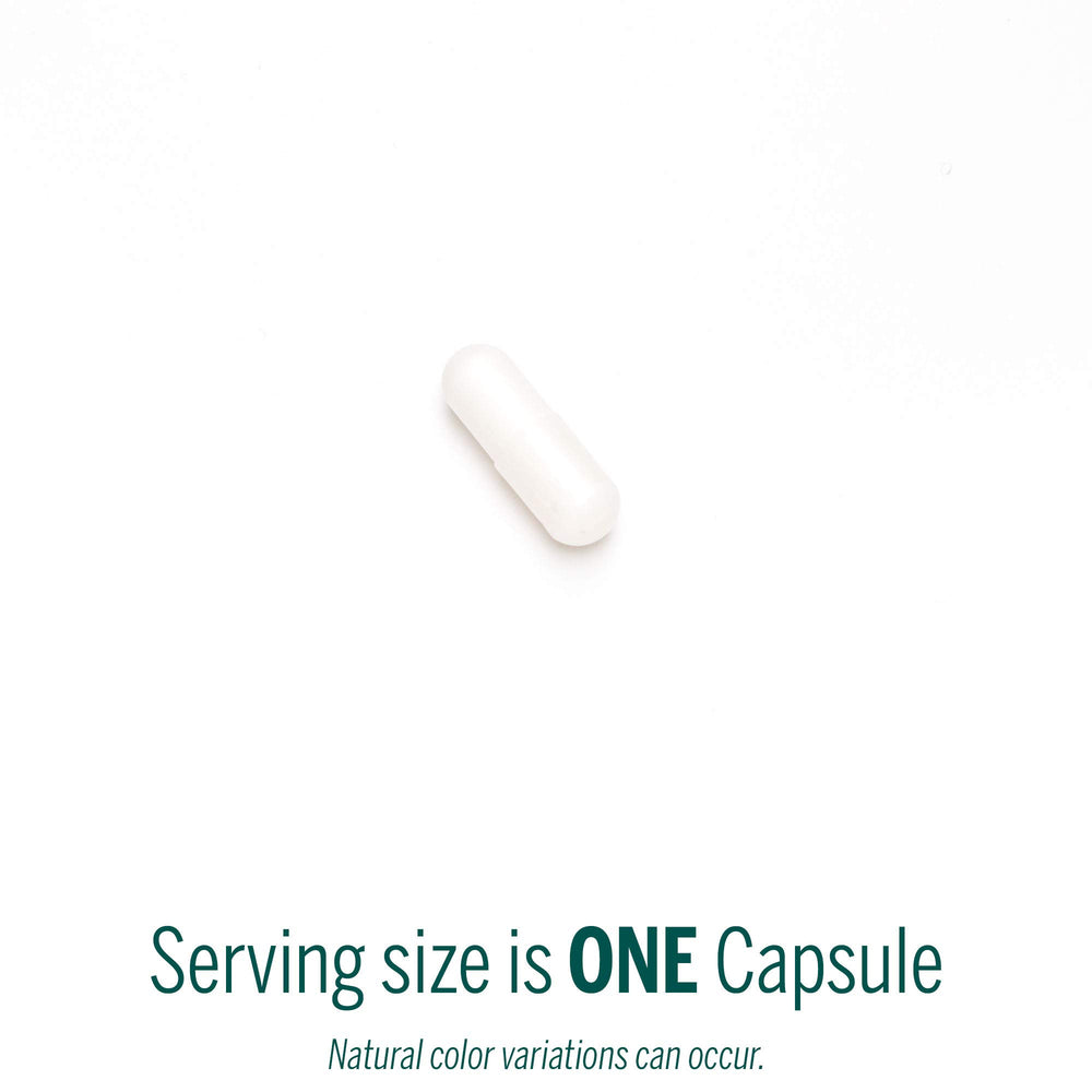 Closeup of Genestra Brands Butyrate Complex capsules showing form