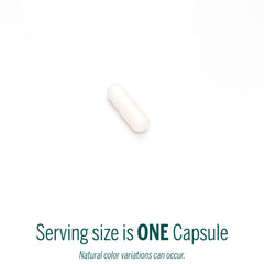 Closeup of Genestra Brands Butyrate Complex capsules showing form