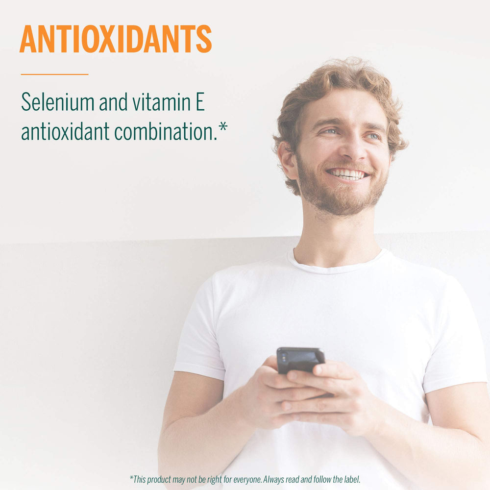 Pills from Genestra Brands Selenium + E held in hand