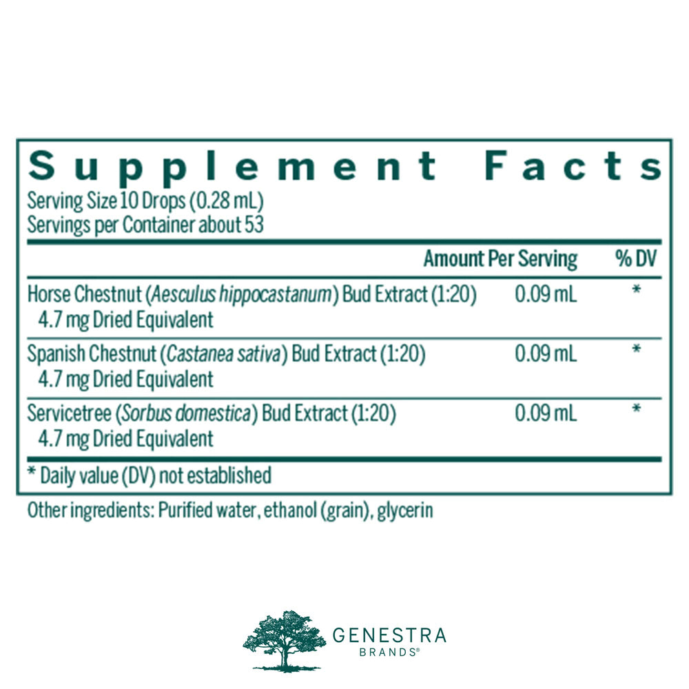 Genestra Cir-gen horse chestnut pour for easy dosing.