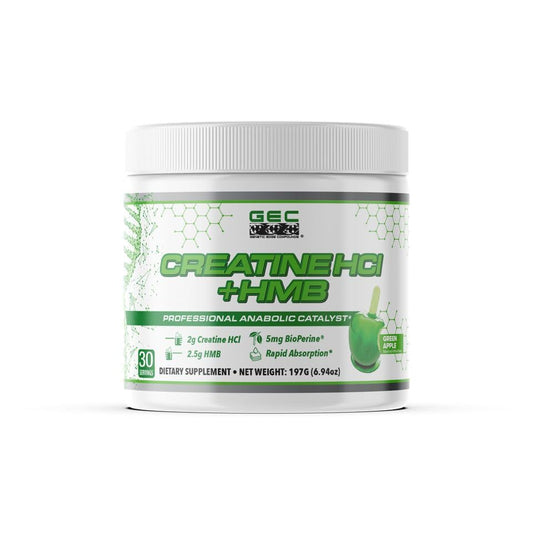 Genetic Edge Compounds Creatine HCl + HMB bottle for clean performance support