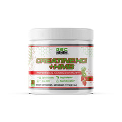 Genetic Edge Creatine HCl + HMB bottle highlighting lean gains and purity