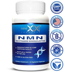 Genex Formulas NMN COA documentation shown for transparency.