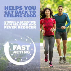 Genexa Clean Acetaminophen 500mg label detail emphasizes free from artificial additives.