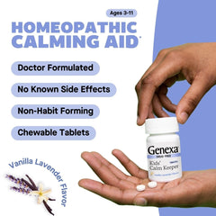 Three-pack packaging of Genexa Kid's Calm Keeper for easy family use.