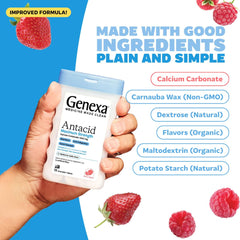 Genexa Organic Berry flavor on bottle appeals to taste