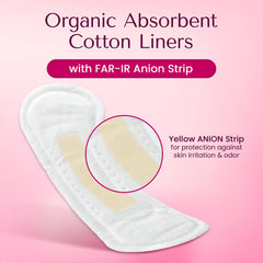 Genial Day soft, breathable cotton fabric close-up illustrating skin-friendly wear.