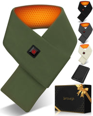 Genovega heated scarf with smart design for indoor to outdoor warmth