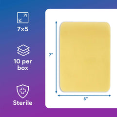 Gentell Select with 30% honey supports a moist wound environment.