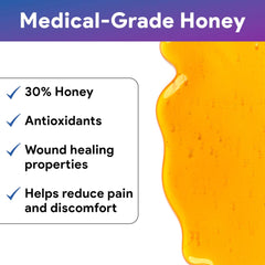 Gentell Select honey hydrogel dressing out of box ready to hydrate wounds.