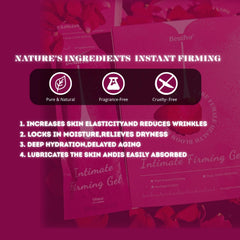 Gentle water-based moisture for sensitive skin areas