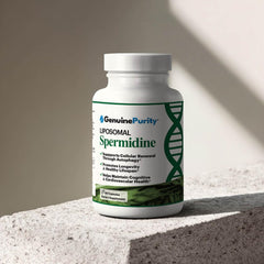 GenuinePurity non-GMO seal emphasizes pure, clean supplement ingredients.