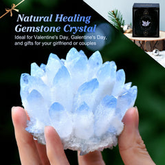 Geodora feng shui crystal cluster decor promotes harmony at home.