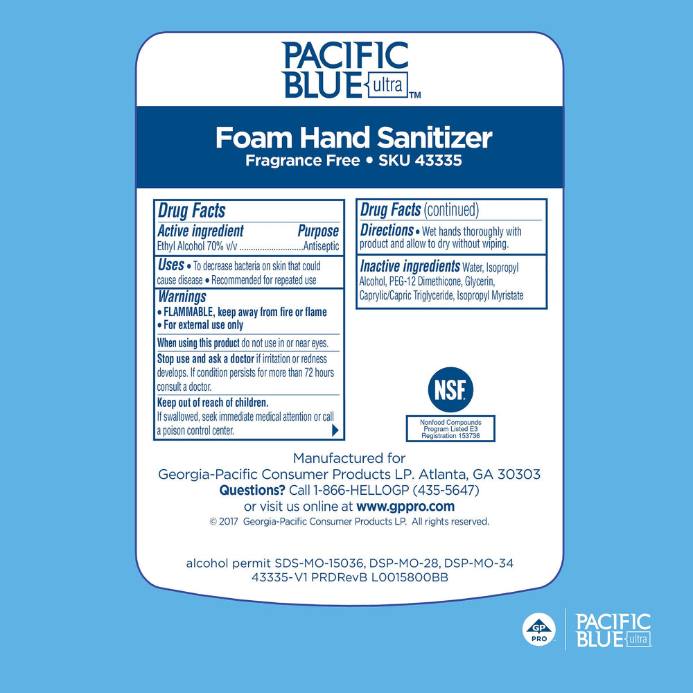Dispenser compatibility icon showing Pacific Blue Ultra work with compatible units.