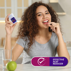 GeriCare heartburn relief concept illustrating daily use and potential comfort.
