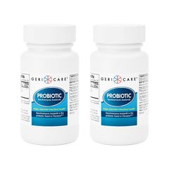 GeriCare S. boulardii bottle front signals digestive health support and brand reliability.