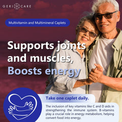 GeriCare Thera M packaging on desk emphasizes reliable daily wellness