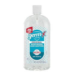 Germ-X Original 32oz bottle cap, convenient flip-cap for easy one-handed use