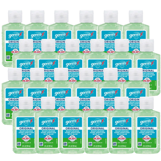 Germ-X Original Hand Sanitizer bottle 2oz for quick germ reduction on the go.