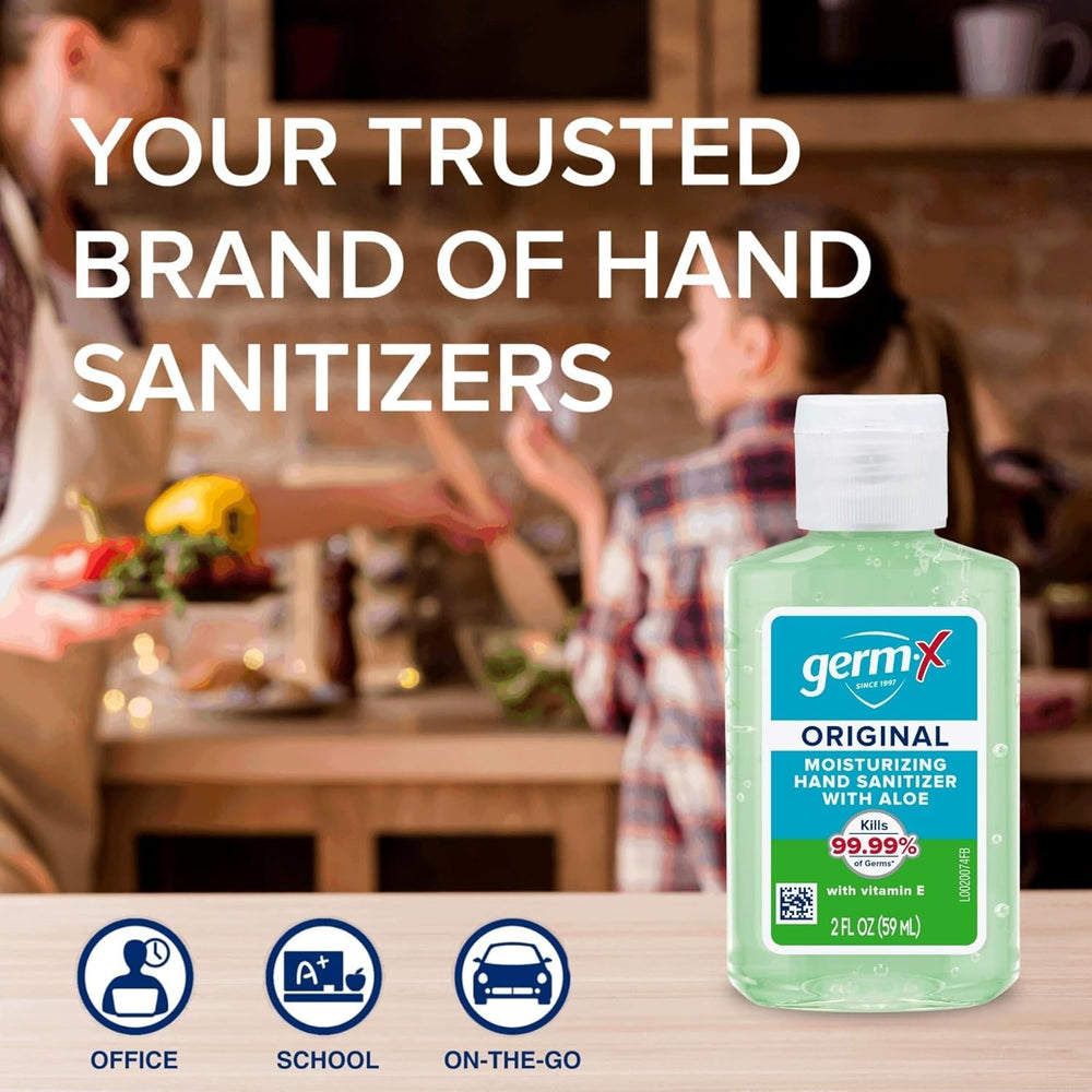Germ-X Original Hand Sanitizer is ideal for office desk and break rooms.