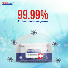 Germisept bulk pack with 1,200 wipes — great value for households.