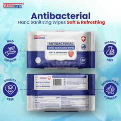 Germisept wipes close-up texture — gentle, skin-friendly cleansing for daily use.