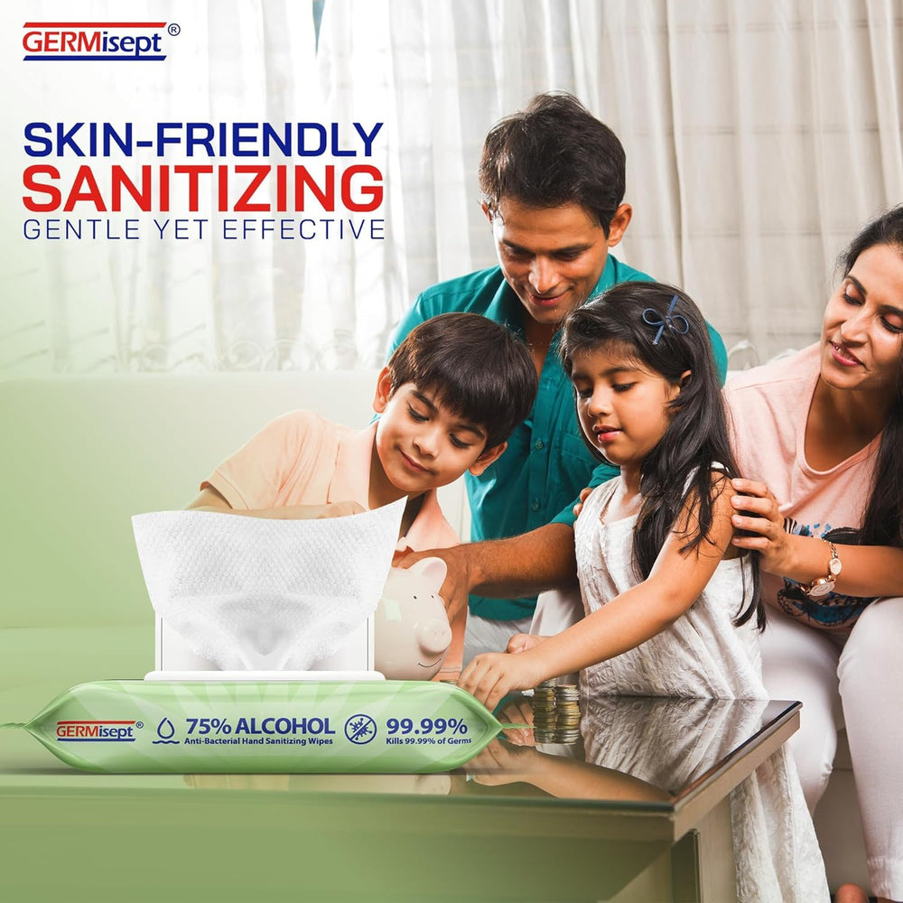 Germisept Wipes on counter demonstrate multipurpose cleaning