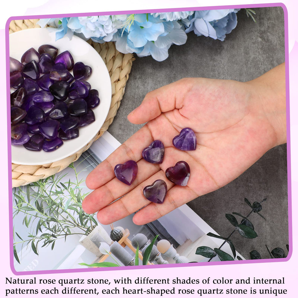 Gerrii amethyst heart gift packaging for a thoughtful present.