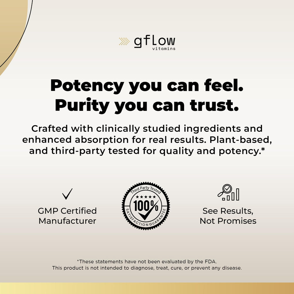 Gflow Vitamin C with Elderberry closeup on bottle label