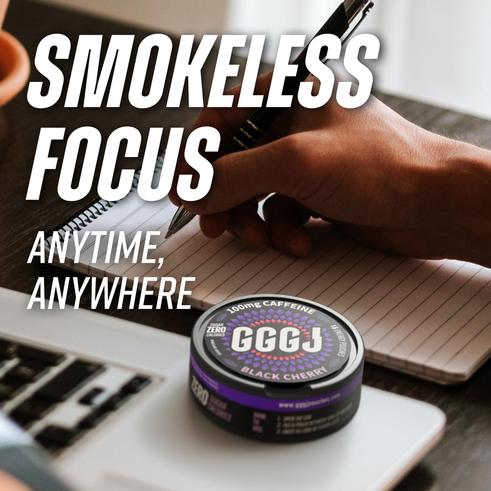 GGGJ On-the-go energy, caffeine boost without sugar crash.