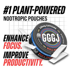 GGGJ plant-based nootropic pouches pack for daily mental clarity