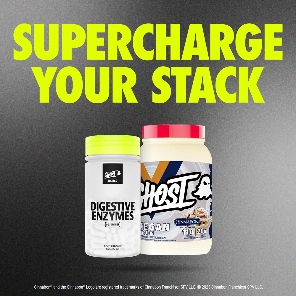 GHOST Basics capsules with a meal setup for everyday use.