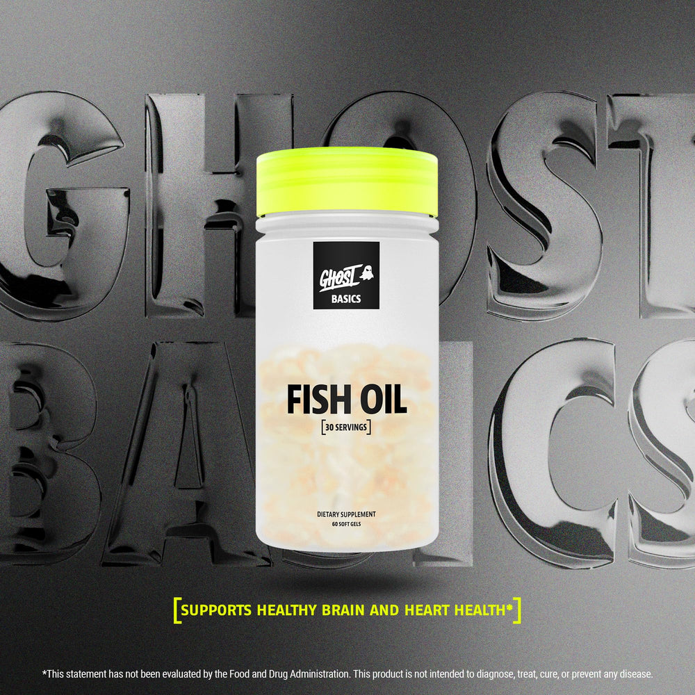 GHOST Basics enteric-coated softgels ready for daily use