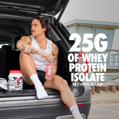 Chilled Ghost Clear Whey Isolate shake ready after training.