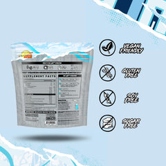 Glass poured with GHOST Hydration Lemon Crush for a refreshing electrolyte boost