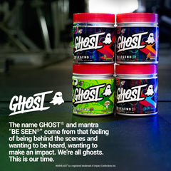 GHOST Legend All Out pre-workout setup for quick mix before training