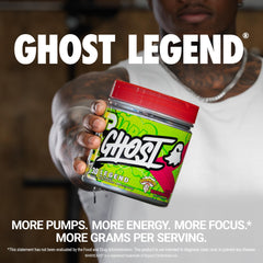 Ghost Legend Warheads Sour Watermelon scoop ready to mix for quick energy.