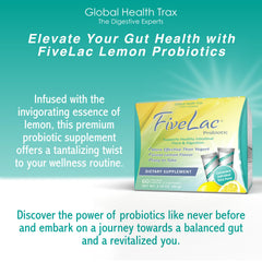 GHT FiveLac Lemon dissolving in water easy hydration-friendly format