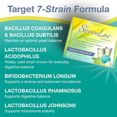 Apple flavor SevenLac probiotic powder adds pleasant taste while supporting gut balance.