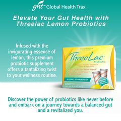 Refreshing lemon probiotic drink prepared from ThreeLac and water.