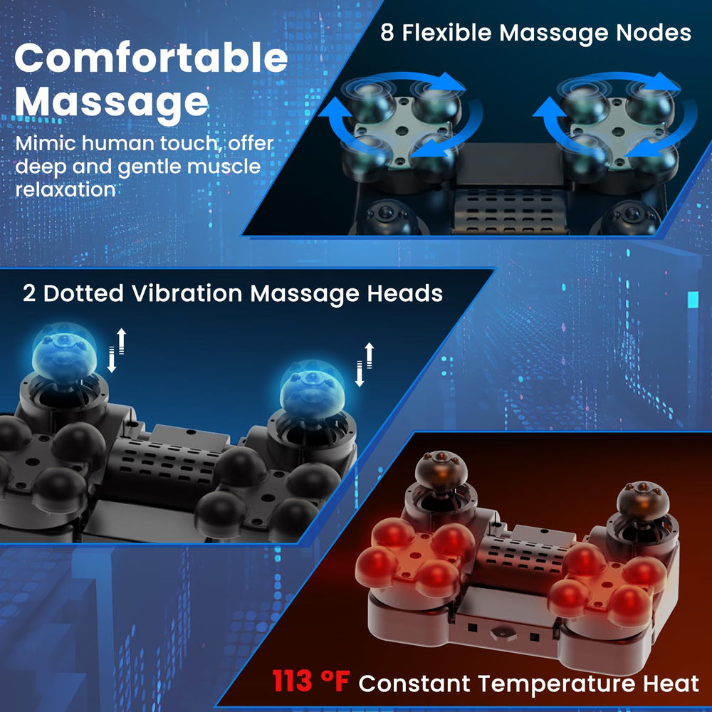 Giantex waist massage with removable sponge for targeted lower-back warmth.