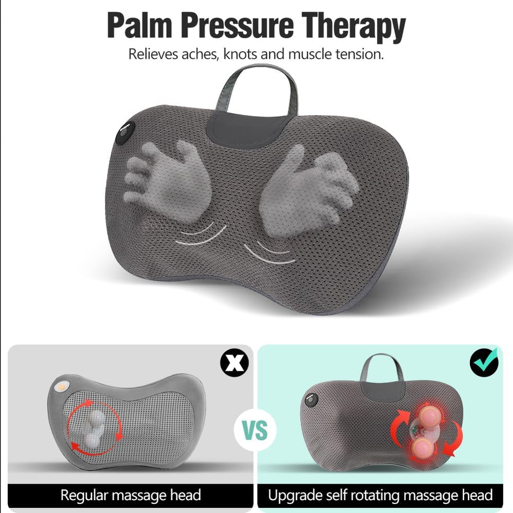 GiftPlus ergonomic design with soft cover supports comfortable massage sessions