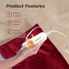 Gintao heated pad includes overheating protection for safer use.