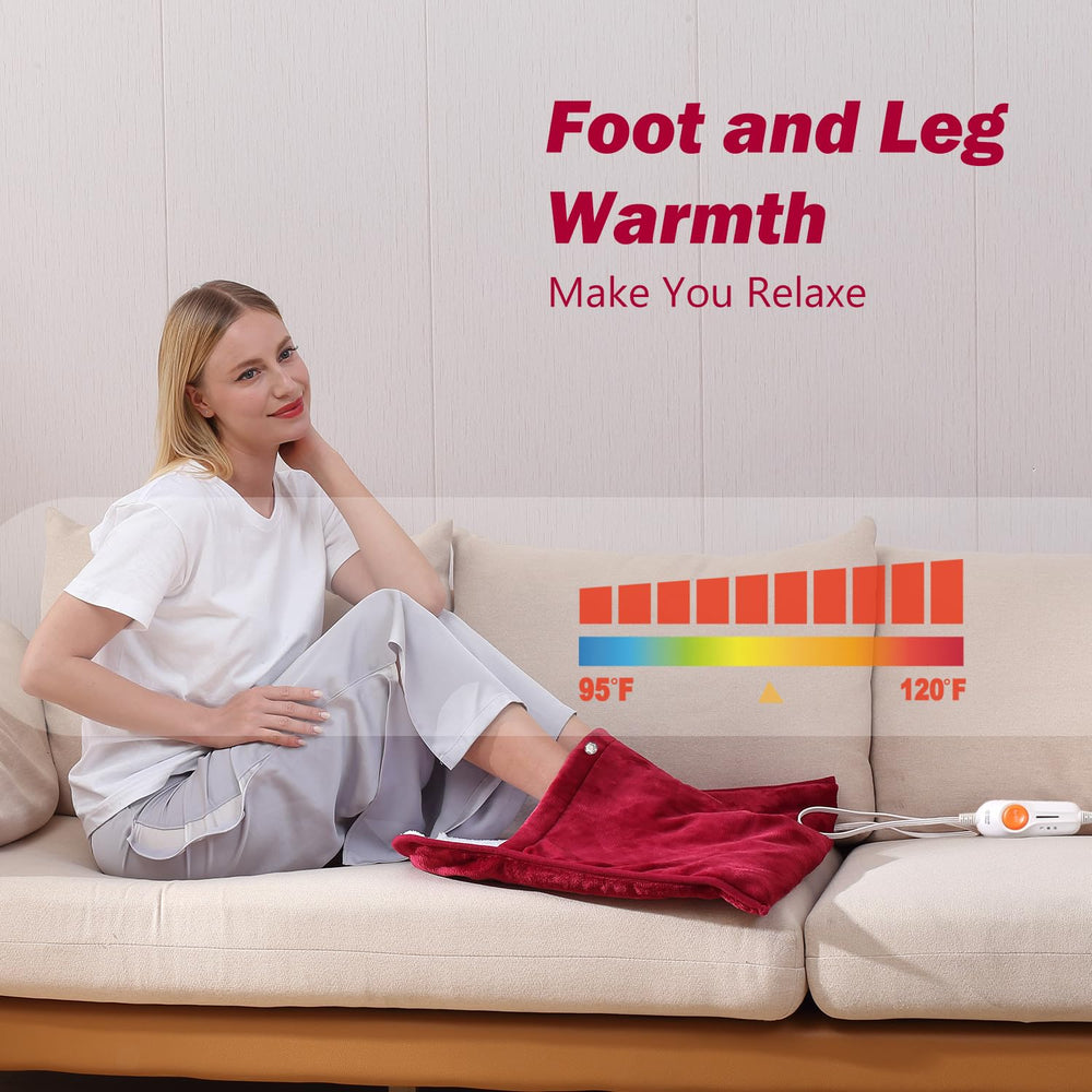 Gintao foot warmer 10-foot cord enables flexible placement.