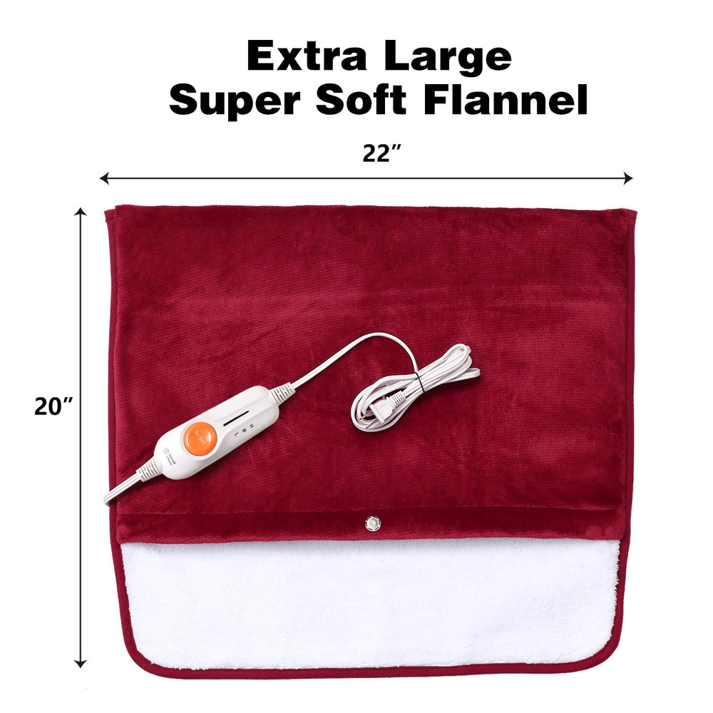 Gintao heated pad suited for bed, sofa, office, and travel.