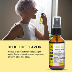 GIVOL bromelain bottle close-up highlighting simple ingredients