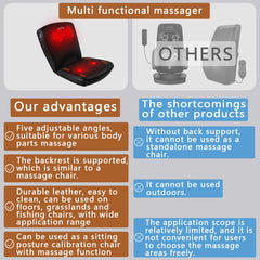 GJQ massage chair pad with heat delivers soothing warmth during use.