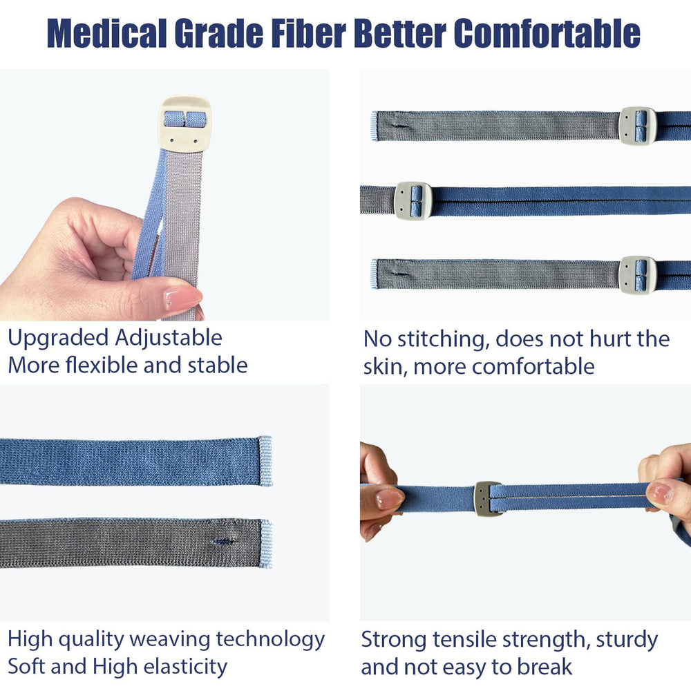 GJX Airfit P10 compatible headgear strap in soft elastic fabric.
