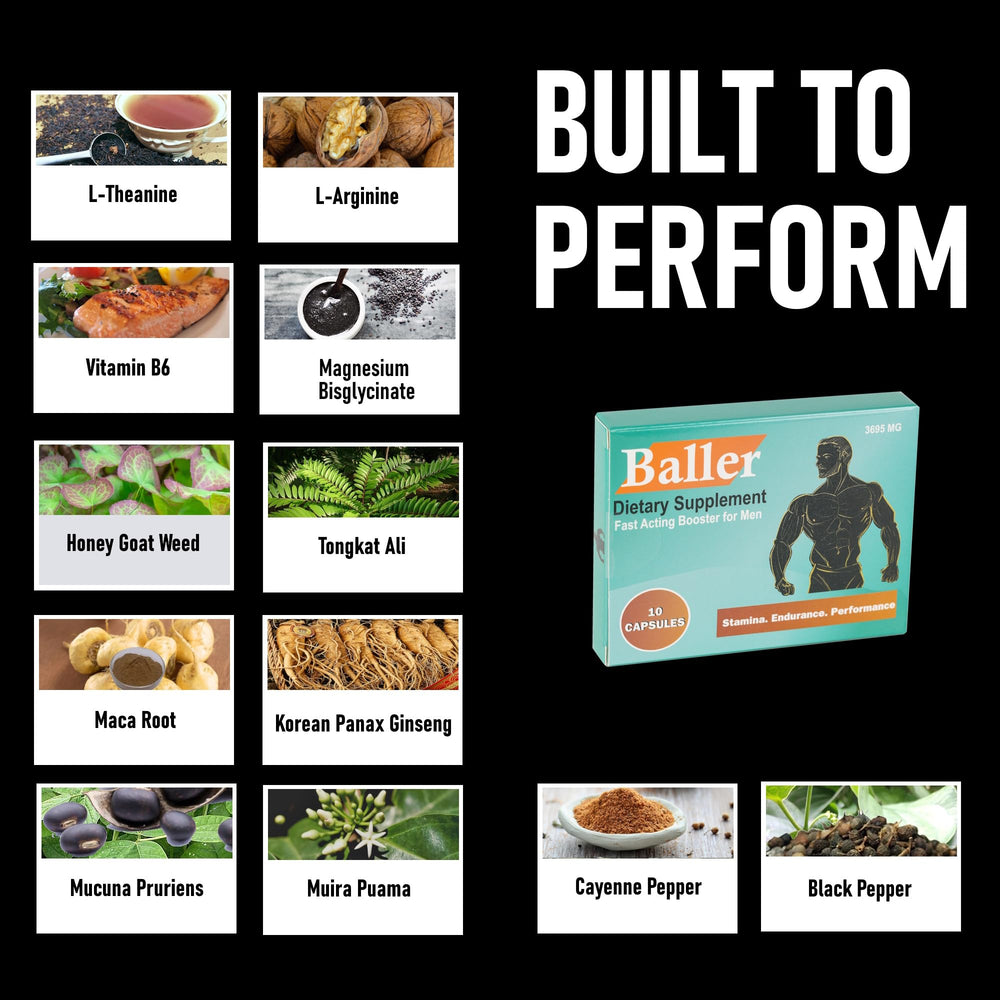 GLADTON Baller dosage capsule showing fast-acting daily use